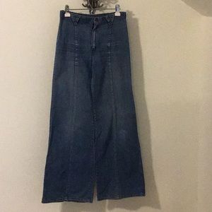 Wrangler True Vintage Wide Leg Denim Waist 30”